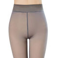 Women Fleece Tights Leggings Flawless Translucent Winter Warm Pantyhose Tights for Outdoor. 