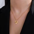 Skyrim Baby Hand Necklace Mother Kid Child Chain Family Mom Gift for Woman Man Stainless Steel Pendant Jewelry Fashion Trend. 