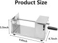 Manual Spiral Potato Slicer Twister Stainless Steel Tornado French Fries Slicer for Fruit, Potatoes, Cucumbers or Carrots. 
