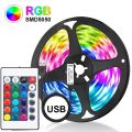 WIFI 5050 RGB Bluetooth Led Strip Lights 1M-5M 5V USB led strip TV BackLight Room Decoration Led Tape Diode Flexible Ribbon. 