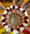 pack of 2 gajray for girls For Girls And Women Bridal Wedding Engagement Party And Any Other Functions gajray for girls flower gajray for girls flower artificial gajray for girls flower artificial hair  girls flower fresh kangan Bangles Bracelet. 