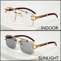Solar Magic Cheetah Glasses Transition Photo Sun Shades for Both Men and Women. 