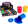 6 Pcs Set - Magic Crystal Soft Fluffy Party Prank Slime Fun Toy For Kids Boys and Girls Squishy Clay Toys. 