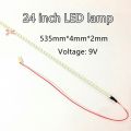 【3C VictoryEagle Store】24 inch LED inch widescreen LCD monitor modified bright LED light bar highlight 533*4*3 mm 96 lamp beads. 