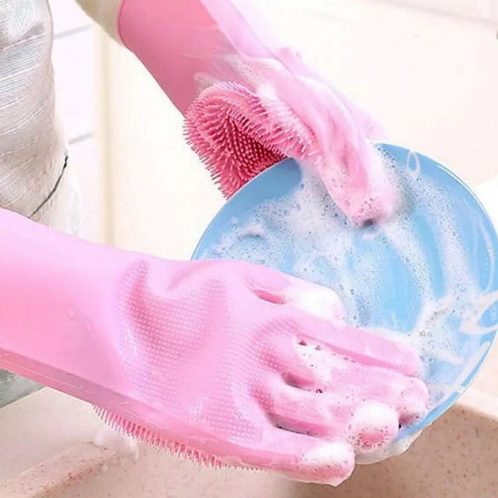Magic%20Reusable%20Silicone%20Gloves%20with%20Wash%20Scrubber,%20Heat%20Resistant,%20for%20Cleaning,%20Household,%20kitchen,Dish%20Washing,%20bathroom%20,%20car,%20pet%201%20left%201%20right%20hand%20gloves%20pair%20(AL%20MAKKAH)%20-%20Image%202