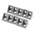 10 Pcs 2020 Aluminum Corner Bracket, L Shape Right Angle Joint Bracket Fastener (20mmx 20mm x 17mm) & 100 Pcs M5 Hammer Nut Carbon Steel Aluminum Connector T Fastener Sliding Nut. 