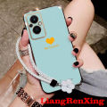 Casing OPPO Reno 7Z 5G RENO 7 Z 5G Reno7 Z 5g phone case Softcase Electroplated silicone shockproof Protector Cover new design with Lanyard for girls DDAXSS01. 