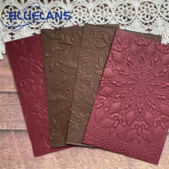 Embossing Mould Board Diy Embossing Stencil for Card Decoration 3d Texture Clip Template Mould Board Perfect for Handmade Crafts Diy Crafts Embossed Board