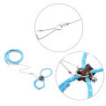Adjustable Small Pet Hamster Leash Harness Set With Bells Ferrets Traction Rope. 