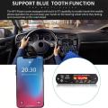 New! [6W Amplifier+BT 5.0+LCD Screen+Handsfree Mic+Recording] DC 5V Wireless Bluetooth 5.0 MP3 Decoder Board Audio MP3 Player Module With 2*3W Speaker LCD Screen Handsfree Mic Recording USB U Disk TF FM Radio 3.5mm Aux Line-in MP3 WAV WMA Function. 