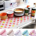 2/Roll Waterproof Antibacterial Plastic Cabinet Drawer Shelf Liners Sheets for Kitchen Table Mat. 