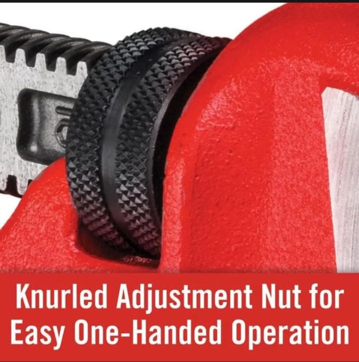 Heavy%20Duty%20Straight%20Pipe%20Wrench,%20Adjustable%20Plumber%20Wrench%20with%20Floating%20Hook%20Jaw%20and%20I-Beam%20Handle%20-%20Image%204