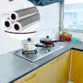 New Multipurpose Kitchen Cabinet Oil Resistant Sticker Self-adhesive Aluminum Foil Wallpaper High Temperature Kitchen Cabinet Wall Sticker. 
