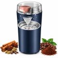 Portable Electric Coffee & Spice Grinder | 300W Stainless Steel 4-Blade Grinder for Masala, Spices, Nuts & Herbs | One-Touch Control, Compact & Durable. 