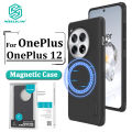 Nillkin Hard PC + TPU Magnetic Case for OnePlus 12 Phone Case Luxury Super Frosted Shield Pro Magnetic PC + TPU Hard Protection Back Cover. 