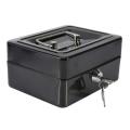 15cm Mini Safe Boxes Security Metal Steel Money Cash Jewelry Box Tray Holder Red. 
