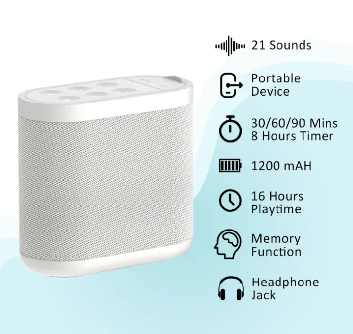 Flexi%20Dream%20%7C%20White%20Noise%20Machine%20Baby%20Adults%20%7C%2021%20Soothing%20Sounds%20Sleeping%20Nursery%20Travel%20Home%20Office%20%7C%2016%20Hours%20Play%20%7C%20USB%20Rechargeable%204%20Timer%20%7C%2032%20Levels%20Volume%20(White)%20-%20Image%203