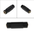 MIS Stereo 3.5mm Female To Female Jack 1/8" Aux Audio Extender Converter Adapter. 