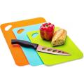 3pc Flexible Non slip cutting mat anti-slip kitchen cutting board mats. 