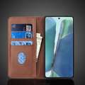 For Samsung Galaxy Note 20 / Note20 5G 6.7 Pu Leather Flip Lagnetic Wallet Phone Case Cover with Kictand and Card Holder Slots Hand Strap in Gtock. 