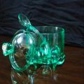 Plastic Novel Jam Jar Elephant Sugar pot with chammach Diamond Style Sugar Pot with chamach Super Clear Crystal Material Sugar Bowl with Spoon and Lid and Lid 300ml blue brown Green Purple cheeni shukar dan kitchen Pot. 