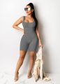 GlamourSecrets Women Full Body Shaper Cotton Spandex Blend Body Shaper wear for Thighs, Back, Tummy - Stretchable Tummy Control with Full Body Shaping and Slimming (Beige). 