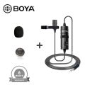 Boya by M1 professional collar microphone Lavalier 3.5mm Audio Video Recording Mic for Smartphone. 