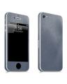 Iphone 4S Grey Brushed Metal Texture Mobile Skin. 