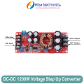 DC-DC 20A 1200W & 30A 1500W Voltage  Boost Converter DIY Step-up Boost Constant Stream Power Supply Module Board in 10-60V Out 12-90V Electric Uni. 