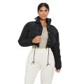 Women's Padded Crop Puffer Jacket – Warm and Stylish Winter Wear. 