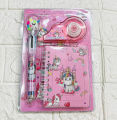 Cute Cartoon Stationery Set For Girls Boys Stationery Items For Girls Boys Pencil Box, Pencil Case, Geometry Pouch, Crayons Colors Early Learning School Stationery In Unicorn, Frozen, Hello Kitty, Spiderman, McQueen Car Gift For Girls & Boys. 