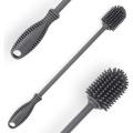Glass bottles cleaning brush silicon baby feeder cleaner brush with long handle kitchen accessories cleaning tool for baby bottles glasses vases. 