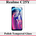 Realme C25Y Polish Glass Screen Protector For Realme C25Y. 