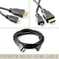 HDMI to Mini HDMI Cable & Micro HDMI Cable 1.5 Meter| 24-7 STORE. 