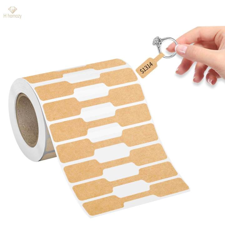 1%20Roll%20500Pcs%20Jewelry%20Price%20Tags%20Stickers%20Price%20Sticker%20Blank%20Price%20Label,%20Necklace%20Display%20-%20Image%203