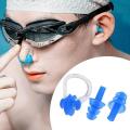 Speedo Water Protector Nose Clip and Ear Clip Swimming Kit Nose and Ear Protector for Swimmer, Adults and Children. 