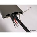 CableR 20x90mm Wide Grey Floor Cable Duct with Guard Self-Adhesive Cable raceway 2 ft gray. 