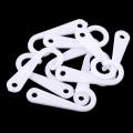 50x Plastic J Hooks Fasteners for Socks T-Shirts Retail Display Hanger White. 