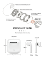 Air 31 & Inpods 12 & AirPods Pro Wireless Earbuds with woofer Bluetooth 5.0, Super Sound Base & High Quality Touch Sensors True Stereo Bluetooth Earbuds Dual Earphones Charging Case Sport Headset Compatible with All Bluetooth Devices.. 
