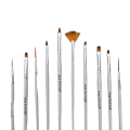 Keep_ Smiling 10 pcs Set Liner Brush Fine Detailing Paint Brush for Painting. 
