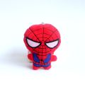 Avengers Anime Figure Marvel Kawaii Spiderman Iron Man Plush Toy Keychain Pendant Cartoon Kids Toys Birthday Christmas Gift. 