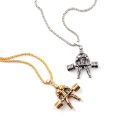 【ALLGOOD】Classic Charm Sporty Style Dumbbell Pendant Fitness Necklace Weightlifting Pendant Necklaces For Male Men Fitness Enthusiast. 