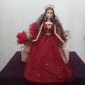 Barbie doll clothes |  Barbie doll wedding clothes | Barbie doll accessories | Barbie dress up | Barbie doll jewelry |wedding dress |Bridal dress | Barbie gown | Barbie party dress |gift for girls  | dress for 11 inch doll. 