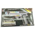 Battery Operated Light and Sound ToyGun For Kids Telescopic Barrel. 