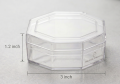 Caralic Glass Jewelary and Accessories Box Case, Storage Case Transparent. 