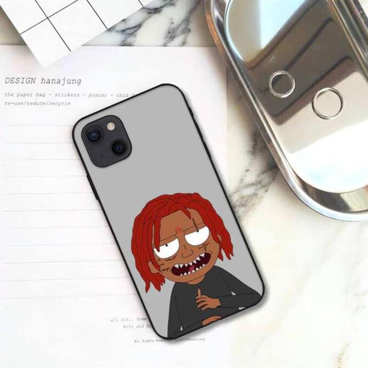 trippie Rapper Singer redd Phone Case For iPhone 11 12 Mini 13 Pro XS Max X 8 7 6s Plus 5 SE XR Shell