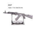 AK-47 3D Metal Puzzle Model Kits DIY Laser Cut Puzzles Jigsaw Toy For Children BruberryBe. 