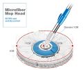 Easy Spin 360° Press Mop Bucket Set - Push & Pull Rotation - Liquid Drain Hole - Easy Wring with Reusable Mop Heads. 