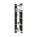 5-Shelf Modern Display Corner Unit Bookcase Bookshelf Shelving Unit. 
