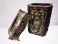 Luxury Stylish Dustbin and Tissue Set Unique Design-Set of 2. 